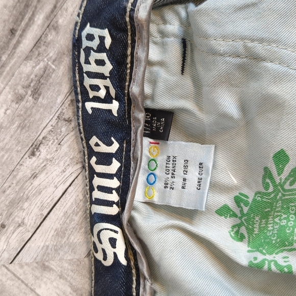 COOGI Y2K Distress Studded Jeans ... Size 17/18 - Picture 4 of 9